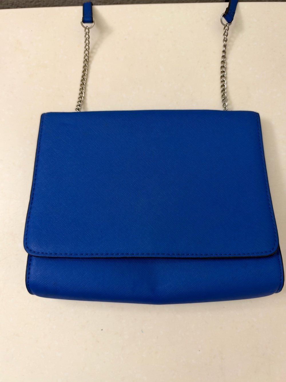 H&M Royal Blue Chain Strap Crossbody Bag